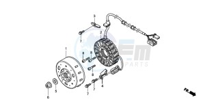 NHX110WH drawing GENERATOR