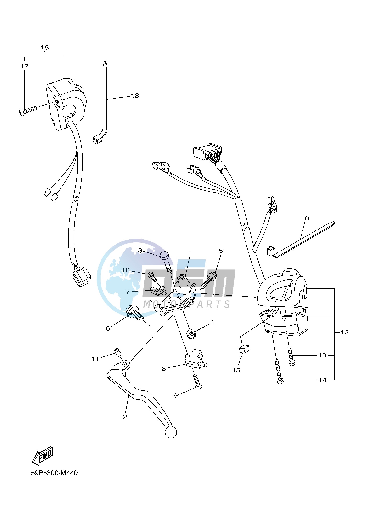 HANDLE SWITCH & LEVER