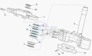 Griso V 1100 IE IE drawing Steering