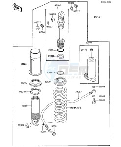 KX 250 D [KX250] (D2) [KX250] drawing SHOCK ABSORBER