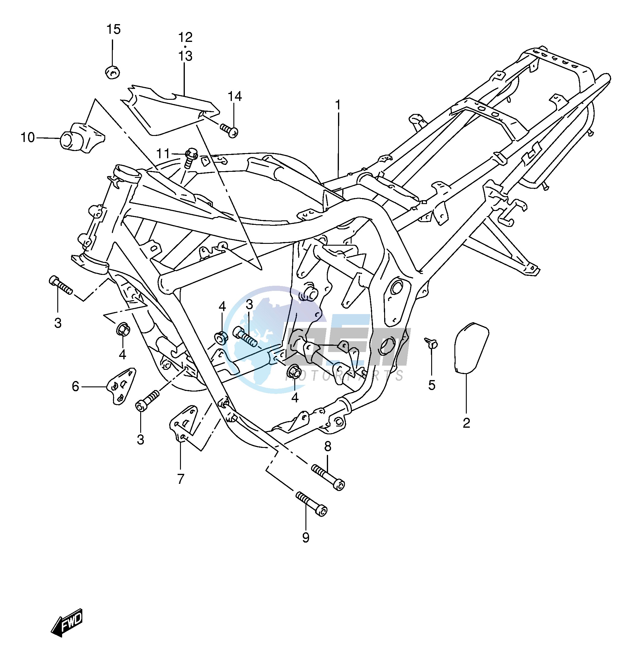 FRAME (GSF600S US T UT)