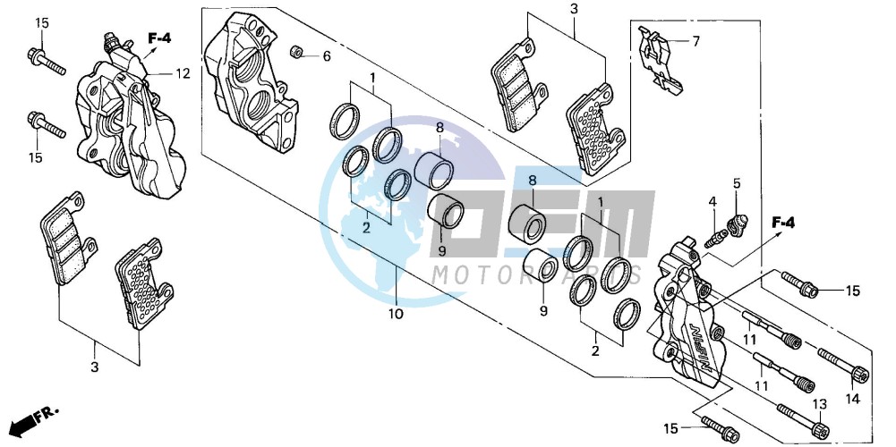 FRONT BRAKE CALIPER