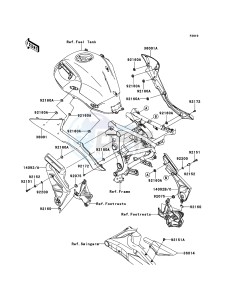 VERSYS KLE650CBF GB XX (EU ME A(FRICA) drawing Side Covers/Chain Cover