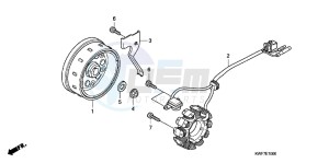 CBF125MD CBF125M UK - (E) drawing GENERATOR