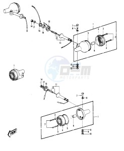 KH 400 A (A3-A5) drawing TURN SIGNALS