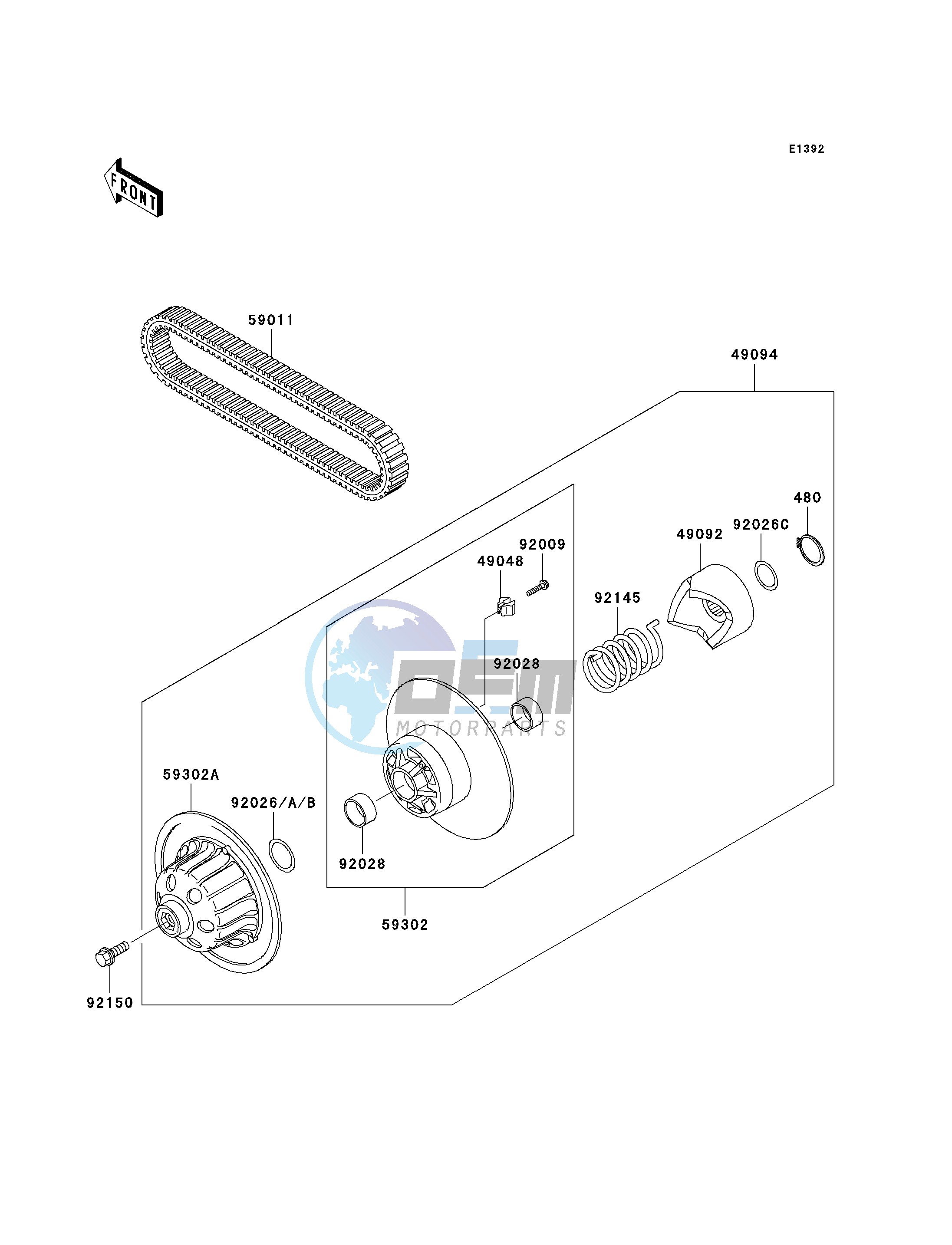 DRIVEN CONVERTER_DRIVE BELT