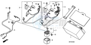 CB600FA Australia - (U) drawing BATTERY