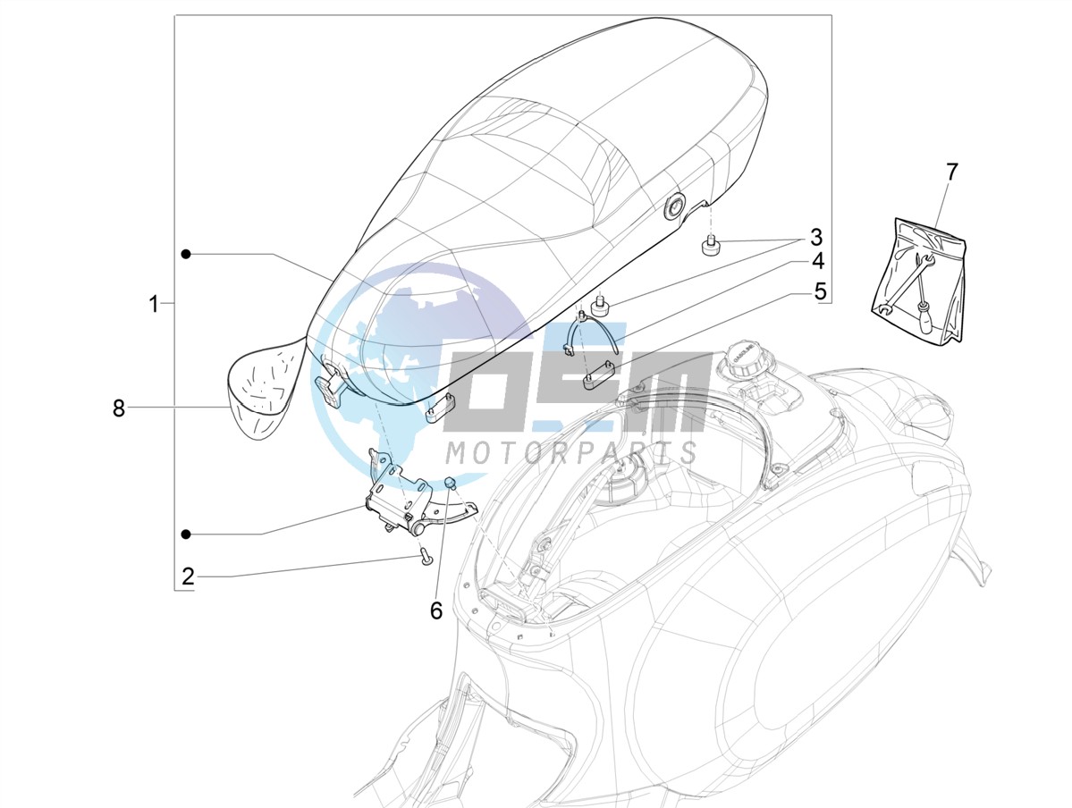 Saddle/seats