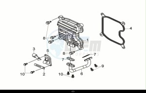 JOYMAX Z+ 300 (LW30W2-EU) (E5) (M1) drawing CYLINDER HEAD COVER