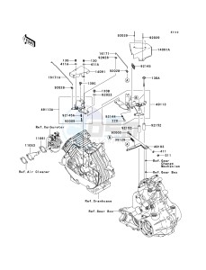 KAF 400 B [MULE 600] (B6F-B9F) B8F drawing CONTROL