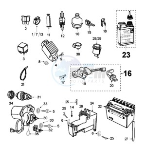 FIGHT LZ SP2 drawing ELECTRIC PART *MINDA*