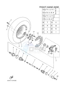 YFM700FWAD GRIZZLY 700 (2UDD) drawing FRONT WHEEL 2