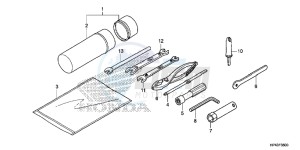 TRX420FED TRX420 Europe Direct - (ED) drawing TOOLS