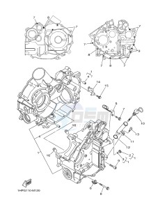 YFM550FWAD YFM550PHF GRIZZLY 550 EPS HUNTER (2LBC) drawing CRANKCASE