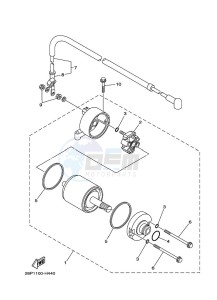 YFM700FWAD GRIZZLY 700 EPS (BDE4) drawing STARTING MOTOR