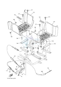 YFM450FWAD YFM450PHE GRIZZLY 450 EPS (2LC6 2LC7) drawing STAND & FOOTREST