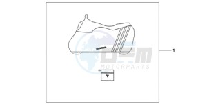 CB600F39 Spain - (SP / ST 25K) drawing BODY COVER L