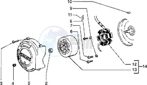 Zip 50 SP Euro 2 drawing Flywheel magneto