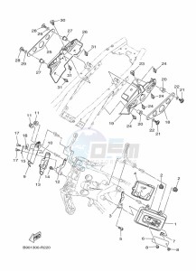 XSR900 MTM850 (BAE8) drawing SIDE COVER