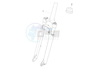 Wi-Bike Uni Deore Comfort 2017 (NAFTA) drawing Fork/steering tube - Steering bearing unit