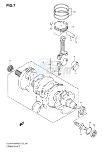 GSX-R1000 drawing CRANKSHAFT