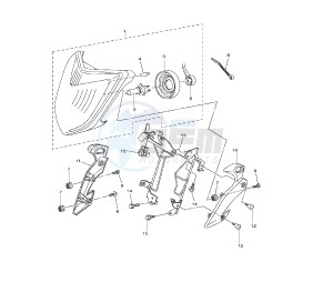 FZ1-NA 1000 drawing HEADLIGHT