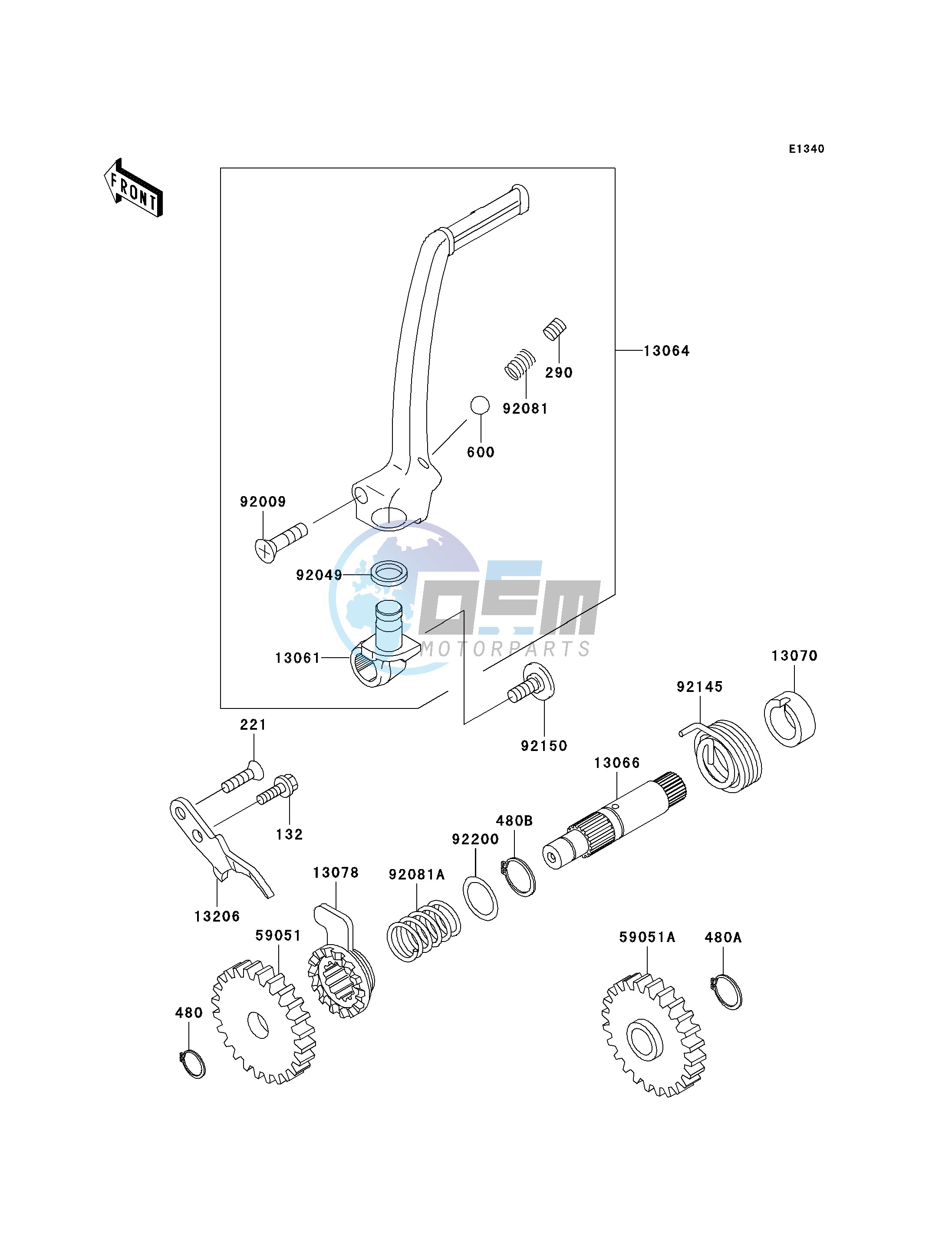 KICKSTARTER MECHANISM