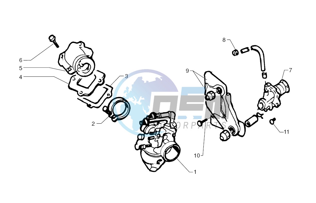 Oil pump - Carburettor