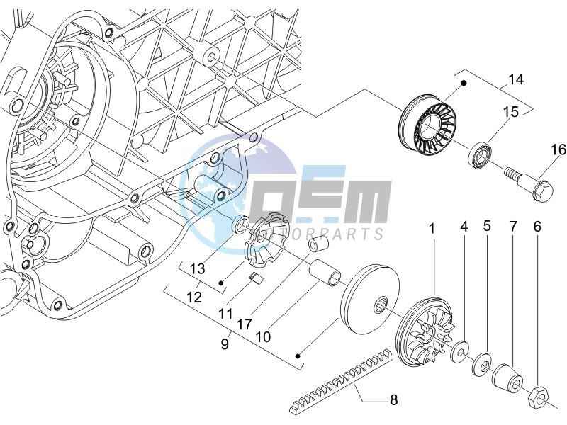 Driving pulley