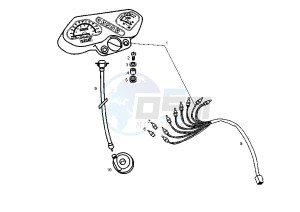 SENDA SM X-TREM EU2 - 50 cc drawing DASHBOARD UNIT