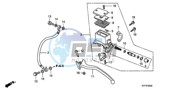 RR. BRAKE MASTER CYLINDER (SH1259/1509)