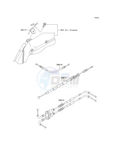 ZX 600 N [NINJA ZX-6RR] (6F) N6F drawing CABLES