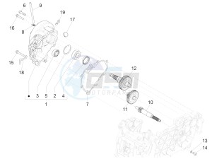 SPRINT 150 4T 3V IGET ABS E4 (NAFTA) drawing Reduction unit