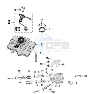 FIGHT 3 N 4T drawing TANK AND FUEL PUMP TAIYOGIKEN