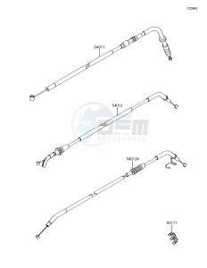 VULCAN S ABS EN650DHF XX (EU ME A(FRICA) drawing Cables