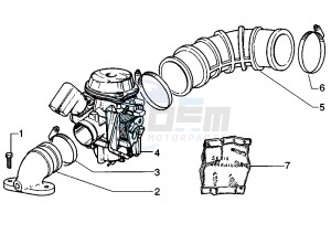 ET4 125 drawing Caburetor Assy