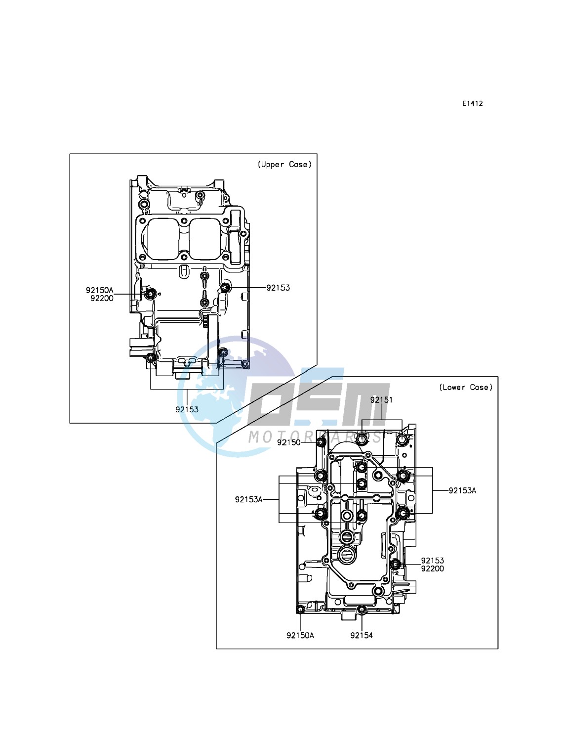 Crankcase Bolt Pattern