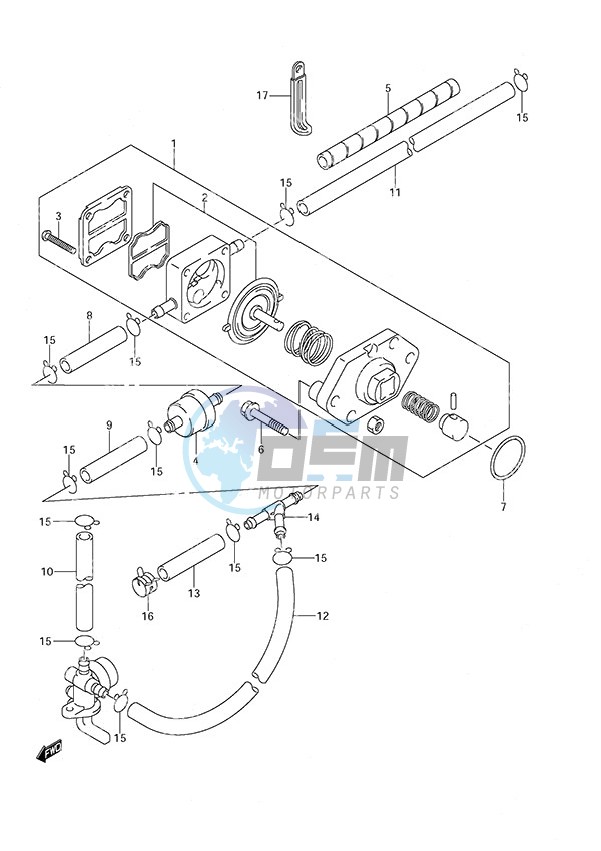 Fuel Pump S/N 510001 to 511203