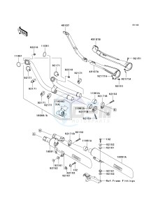 VN 2000 A [VULCAN 2000] (A6F-A7F) A7F drawing MUFFLER-- S- -