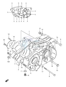 TS185ER (E1) drawing CRANKCASE