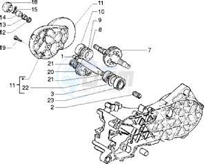 Free pptt 50 drawing Rear wheel shaft