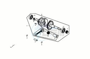 CROX 50 drawing CRANKSHAFT