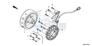 TRX680FAF TRX680 Europe Direct - (ED) drawing GENERATOR