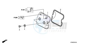 SH300A9 ED / ABS TBX drawing CYLINDER HEAD COVER