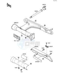 VN 1500 B [VULCAN 88 SE] (B1-B3) [VULCAN 88 SE] drawing SWINGARM