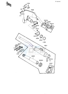 KE 175 D [KE175] (D4-D5) [KE175] drawing MUFFLER -- 82-83 KE175-D4_D5- -