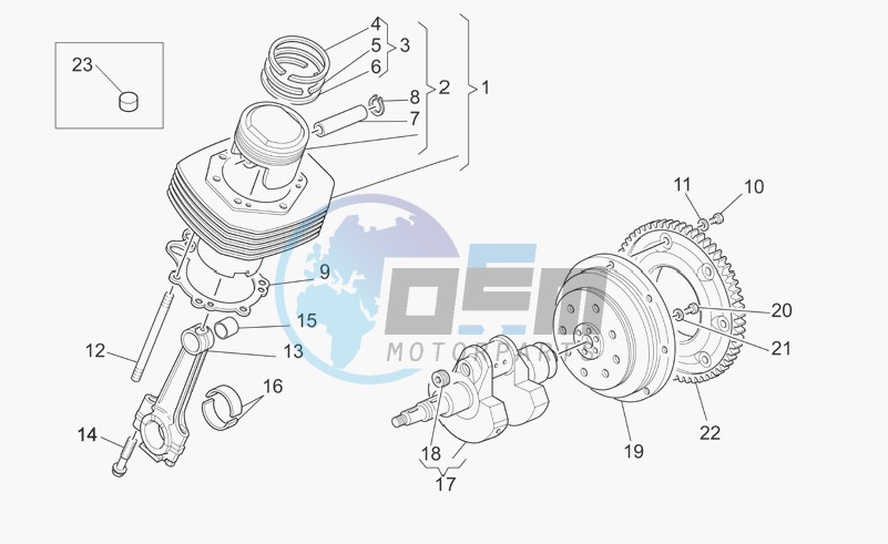 Crankshaft cpl.