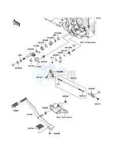 VN1700_VOYAGER_ABS VN1700BBF GB XX (EU ME A(FRICA) drawing Gear Change Mechanism