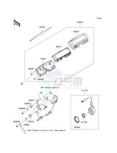 KLX 250 T [KLX250S] (T8F) T9F drawing METER-- S- -