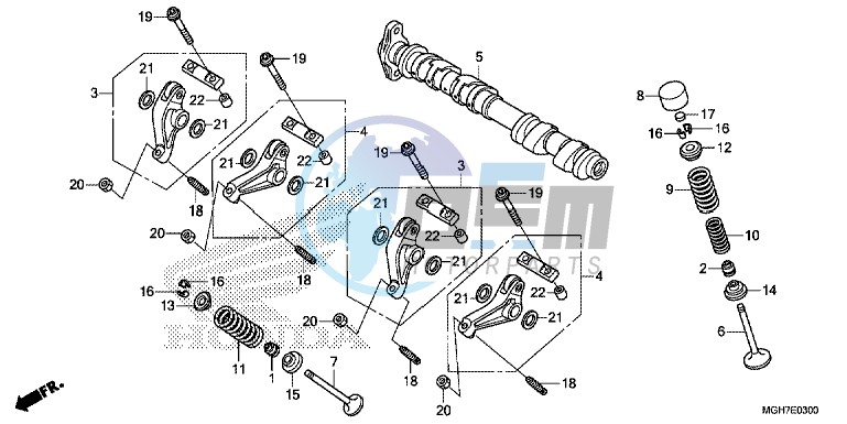 CAMSHAFT/ VALVE (FRONT)